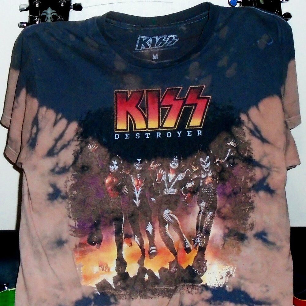 kiss destroyer official M tee - gene peter paul ace love gun dynasty glam pop